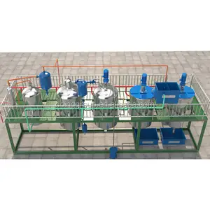 Indústria-líder desempenho superior pequena máquina de refinação de óleo de lama e mini refinaria de óleo vegetal