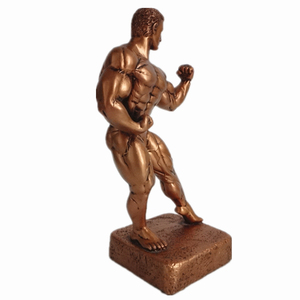 Sculpture de musculation en résine faite à la main pour les trophées de musculation - Product Image 3