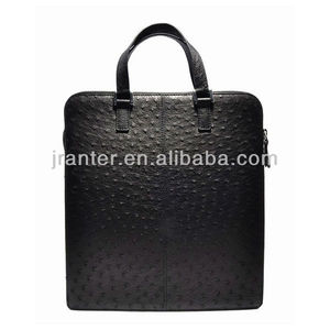 2015 New Style <span class=keywords><strong>sac</strong></span> à main en cuir véritable hommes <span class=keywords><strong>porte</strong></span> - documents autruche peau <span class=keywords><strong>ordinateur</strong></span> portable mallette hommes - Product Image 2