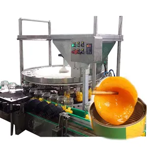 Leadworld Fresh fruits canned peach production line with factory price Yellow Peach canning machine