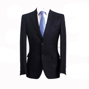 Nuovo abito da <span class=keywords><strong>uomo</strong></span> formale nero <span class=keywords><strong>doppiopetto</strong></span> personalizzato 3 pezzi <span class=keywords><strong>blazer</strong></span> per <span class=keywords><strong>uomo</strong></span> - Product Image 1
