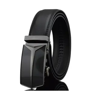 High Quality Mens Belts Custom Ratchet Sliding High Quality 100% Genuine Mens Leather Belts