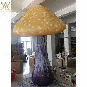 A03 A03 Flower Park Decoration Ideas Yellow Inflatable Mushroom Stage Music Festival Props
