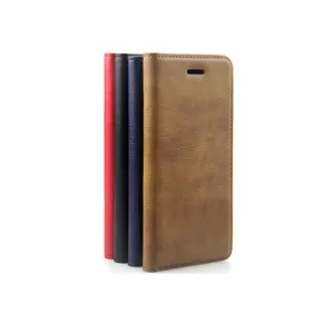 Factory Price Mobile Phone Cover leather wallet case for sony xperia z5 premium