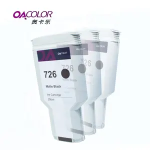 OACOLOR Remanufactured For HP726 Ink Cartridge CH575A For HP Designjet T1200 Z5200 T1300A Printer