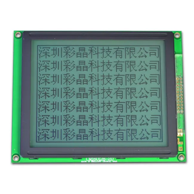 2024 fabrika kaynağı 3v programlanabilir paralel arayüz 160x128 nokta matris monokrom grafik lcd ekran modülü için metre
