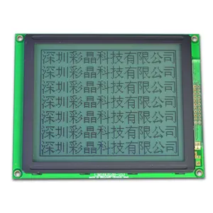 2024 factory supply 3v programmable parallel interface 160x128 dots matrix monochrome graphic lcd display module for meters