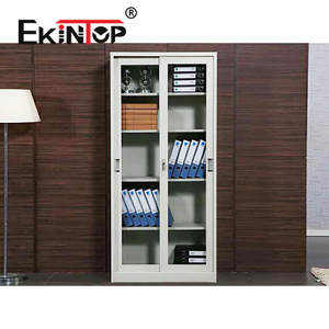 Ekintop Taille <span class=keywords><strong>standard</strong></span> Poids de l'acrylique miroir Classeur de papeterie Armoire en acier