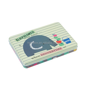 Hộp Đựng Thẻ Quà Tặng Kích Thước A5 Phẳng Hình Chữ Nhật <span class=keywords><strong>MOQ</strong></span> Thấp Hộp Kim Loại - Product Image 5