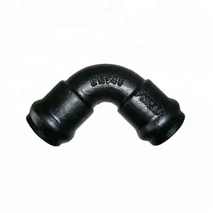 ISO2531 Ductile Iron Pipe Fitting Double Socket 90 Degree Bend for PVC pipe