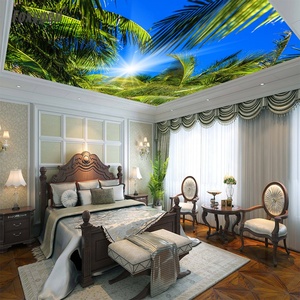 การก่อสร้างและอสังหาริมทรัพย์ผลิตภัณฑ์จัดอันดับการถ่ายเทความร้อนการออกแบบพีวีซีเพดานกระเบื้องแผงสำหรับห้องน้ำสำหรับผนังครอบคลุม - Product Image 1