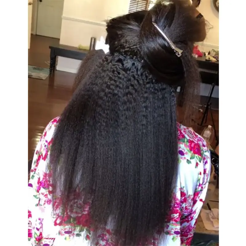 Kinky Steil Haar Braziliaanse Virgin Hair Weave Bundels Grof Yaki 100% Menselijk Haar Bundels