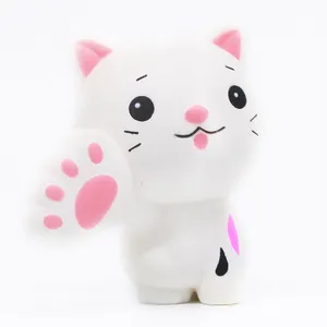 Gratis Verzending Pu Schuim Langzaam Rijzende Jumbo Dieren Kawaii Lucky Cat Squishy Speelgoed