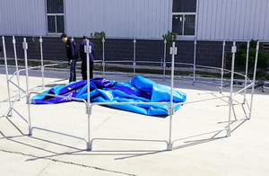Hdpe Pvc Viskwekerij Cirkelvormige Tanks Vijvervoering Voor Aquacultuur Hoge Kwaliteit Geomembranen Voor Visteelt - Product Image 3