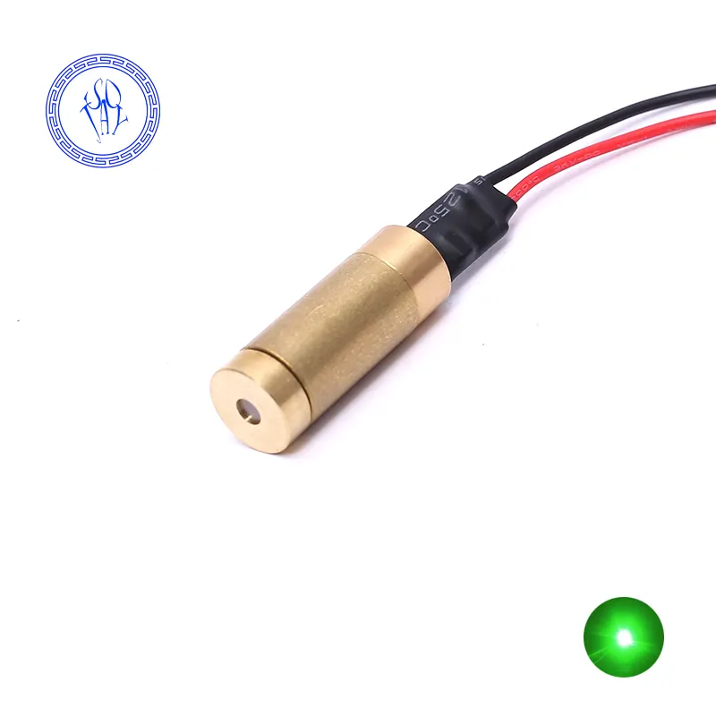 Messing Groen Dot 532nm 3-5 V Diode 100 mw Module Laser Vert