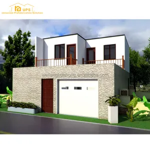 Hai sàn/câu chuyện nhà prefab villa house 2018 thiết kế mới