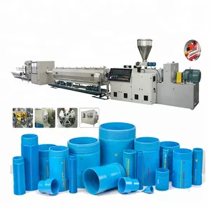 TAIRONG PVC casing pipe well screen pipes PVC pipe manufacturing machine