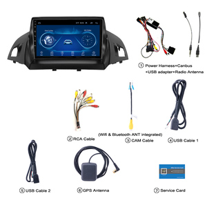 Wanqi 9 inch IPS Android 12 xe đa phương tiện Máy nghe nhạc đài phát thanh Video Stereo <span class=keywords><strong>GPS</strong></span> Hệ thống định vị cho <span class=keywords><strong>Ford</strong></span> Kuga thoát 2013-2017 - Product Image 6