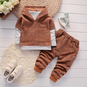 Autunno della molla Del Bambino Dei Ragazzi 3 pz Abbigliamento Set Camicia di Cotone Dei <span class=keywords><strong>Jeans</strong></span> del Cappotto Abiti - Product Image 5