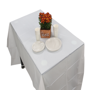 solid color custom plastic peva table cloth