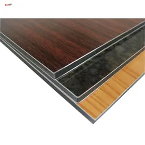 ACM gỗ bảng nhôm bánh sandwich tấm bên ngoài 4 mét nhôm composite panel