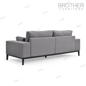 2022 tendencia gris moderno sofá Seccional de 3 plazas características de almacenamiento de refrigeración Material de abedul de tela para muebles de sala de estar de <span class=keywords><strong>Hotel</strong></span> - Product Image 3