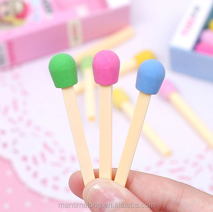 8 шт./компл., резиновый ластик в форме спички