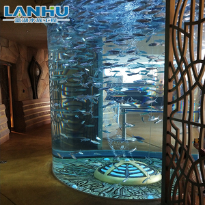 Acryl Lakens Fabrikant Supply Grote Cilindrische Acryl <span class=keywords><strong>Aquarium</strong></span> <span class=keywords><strong>Aquarium</strong></span> - Product Image 1