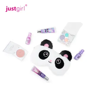 Nieuwe Collectie Panda Huisdier Doos Make-Up Kit Dier Slaap Patch Cosmetische Set Lipgloss Balsem Voor Meisjes Diy Grappige Spelen