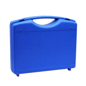 Goedkope Prijs Custom Blauwe Kleur Eenvoudige Kleine Lege Harde Plastic Tool Case Voor Apparatuur Apparaat Verpakking