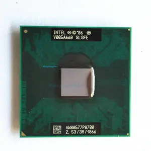 Intel cpu laptop Core 2 Duo P9700 CPU 6M Cache/2.8GHz/1066/Dual-Core Laptop processor for PM45 GM45