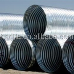 ร้อนสังกะสีเคลือบท่อระบายน้ำ,ลูกฟูกเหล็กคาร์บอน <span class=keywords><strong>culvert</strong></span>,แผนที่ culverts - Product Image 2