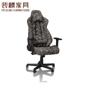 Fauteuil de jeu camouflage mobile, chaise de gaming moderne, fauteuil de jeux vidéo, de course, sur roulettes, g, chinois, 2019