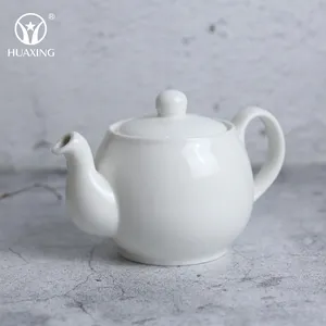 dinning room small size customized logo porcelain tea pot set