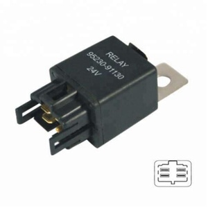 Enchufe de relé de 5 pines para coche, control de relé de <span class=keywords><strong>limpiaparabrisas</strong></span> automático universal de 30a y 12v, led temporizador, relé de coche dc vot/ts 16949 - Product Image 1
