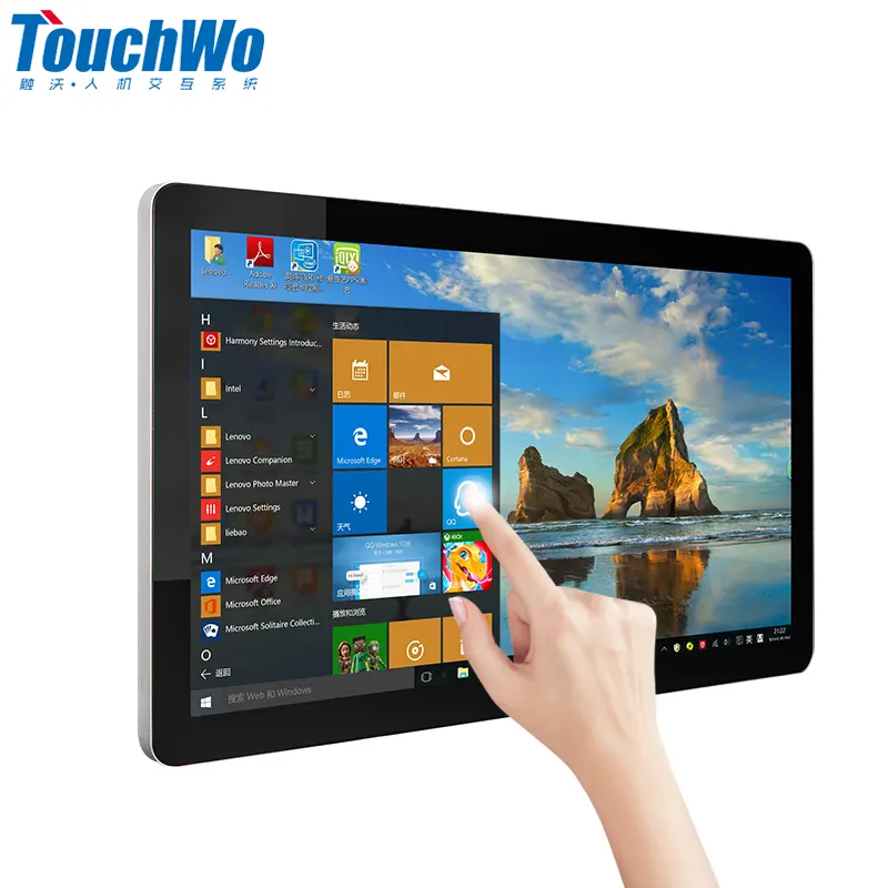 Schermi touch screen android 21,5 ", 22", 23 ", alta qualità, prezzo più basso, a parete, chioschi/schermo monitor touch/schermi di segnaletica digitale