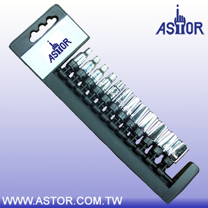 12 pcs 1/4 "Dr. 6 điểm tay công cụ Chrome Vanadi Ổ cắm cờ lê Bộ - Product Image 2