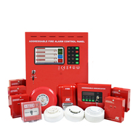 Asenware-panel de control de alarma contra incendios direccionable, 2 Bucle