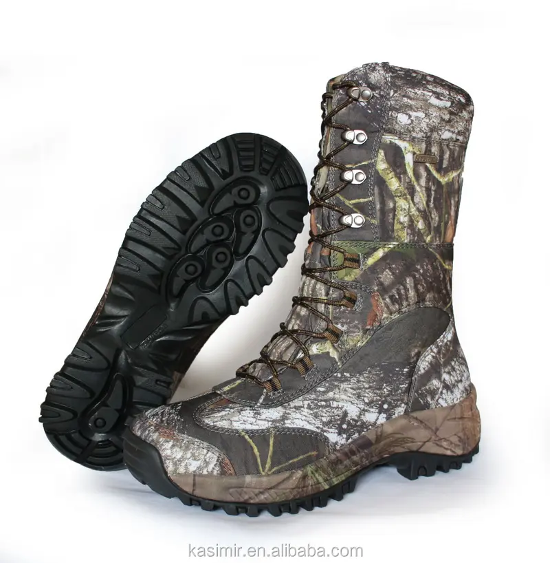 Su geçirmez ucuz botlar/ucuz Camo botları erkekler için avcılık botları yaz EVA kış lastik sonbahar bahar diz yüksek