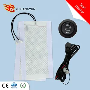 Hot Sale 12v Auto Carbon Fiber Seat Heater Heating Pads