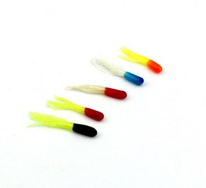 Appât de pêche pour la basse, vers creux en tube, appât maggot, vente chaude, 4,5 cm, 1,77 pouce, jupes de tube souples, appât de pêche pour la crappie - Product Image 4