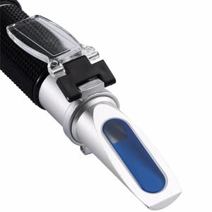Réfractomètre de salinité 28% 0-32% Brix réfractomètre de sel de salinité <span class=keywords><strong>en</strong></span> aluminium pour réfractomètre à <span class=keywords><strong>Double</strong></span> échelle d'aquarium de réservoir de poissons - Product Image 2