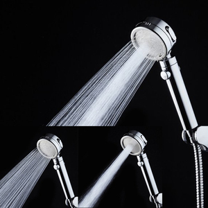 Cabezal de ducha de mano de lluvia de alta presión con botón de encendido/apagado 3 funciones Ahorro de agua para uso <span class=keywords><strong>en</strong></span> hoteles - Product Image 4