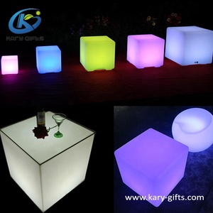 RGB Multi Color Outdoor Plastic <strong>Light</strong> LED <strong>Cube</strong> - Product Image 5