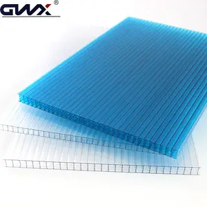 8mm roofing sheet sound proof & heat proof Multi-wall colored Polycarbonate Sheets