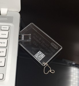 Thương Hiệu Chip Khách Hàng Logo Thẻ Tín Dụng Usb Flash Drive 3.0/Transparent Slim Card Usb Memories Drive/Kinh Doanh Thẻ U Đĩa - Product Image 5