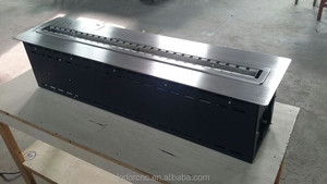 Conception et construction de bureaux intérieurs, foyer au bioéthanol avec télécommande - Product Image 4