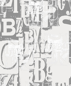Di Fascia alta Moderna Lettere <span class=keywords><strong>Inglesi</strong></span> Non Tessuto Carta Da Parati per la Casa - Product Image 3