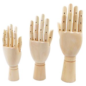 Fournitures d'art <span class=keywords><strong>Mannequin</strong></span> OEM multifonction avec logo personnalisé et doigts en <span class=keywords><strong>bois</strong></span> flexibles pour dessiner un modèle de main en <span class=keywords><strong>bois</strong></span> - Product Image 2