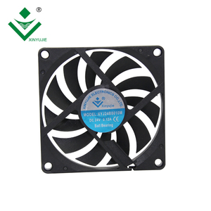 Ventilateur PC fin de refroidissement <span class=keywords><strong>80x80x10</strong></span> DC, petit format, roulement à billes, 80mm, 12V - Product Image 2